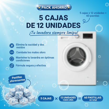 Pack Pastilla Lavadora 5 cajas X60 Unidades