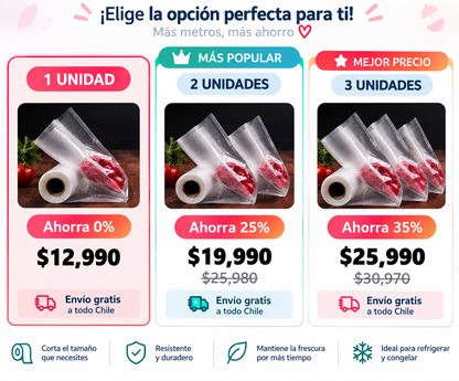 ROLLO 5 M SELLADORA DE ALIMENTOS